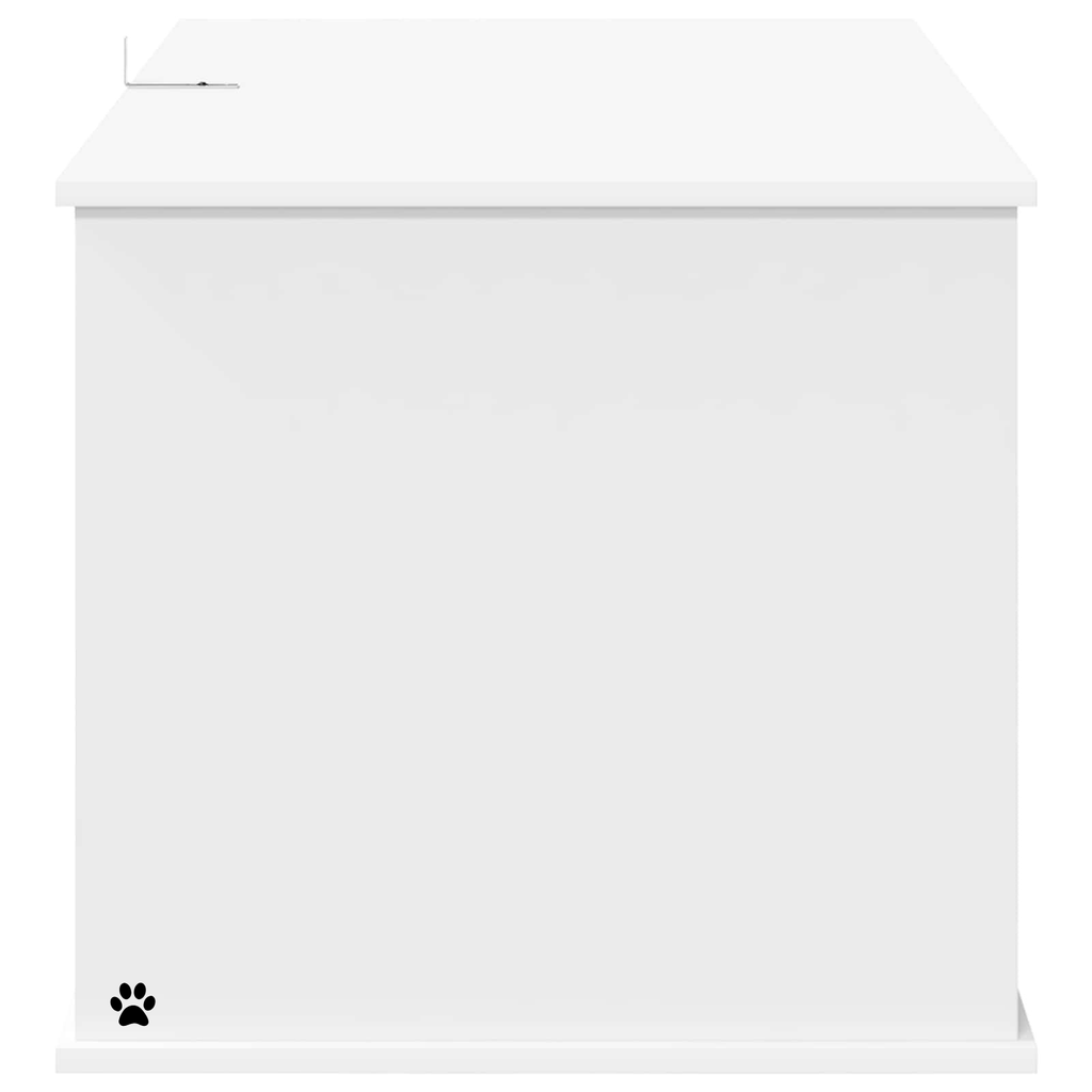 Meuble cache litière blanc — Polyvalent