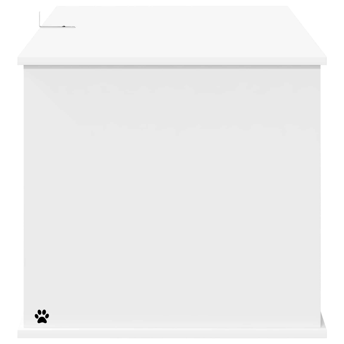 Meuble cache litière blanc — Polyvalent